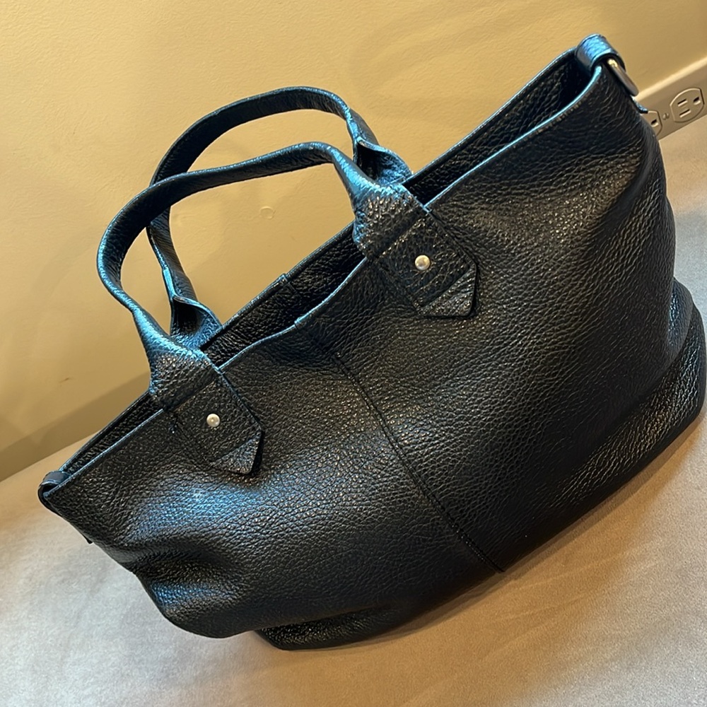American Eagle Black Pebble Leather Bag